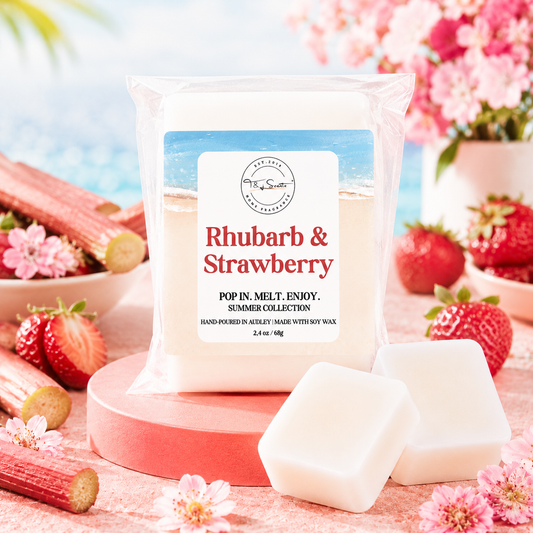 Rhubarb & strawberry | Summer Collection Candle and Wax Melts