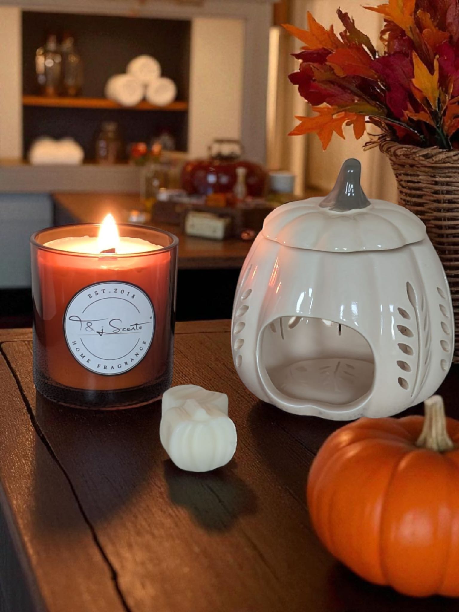 White Pumpkin Burner