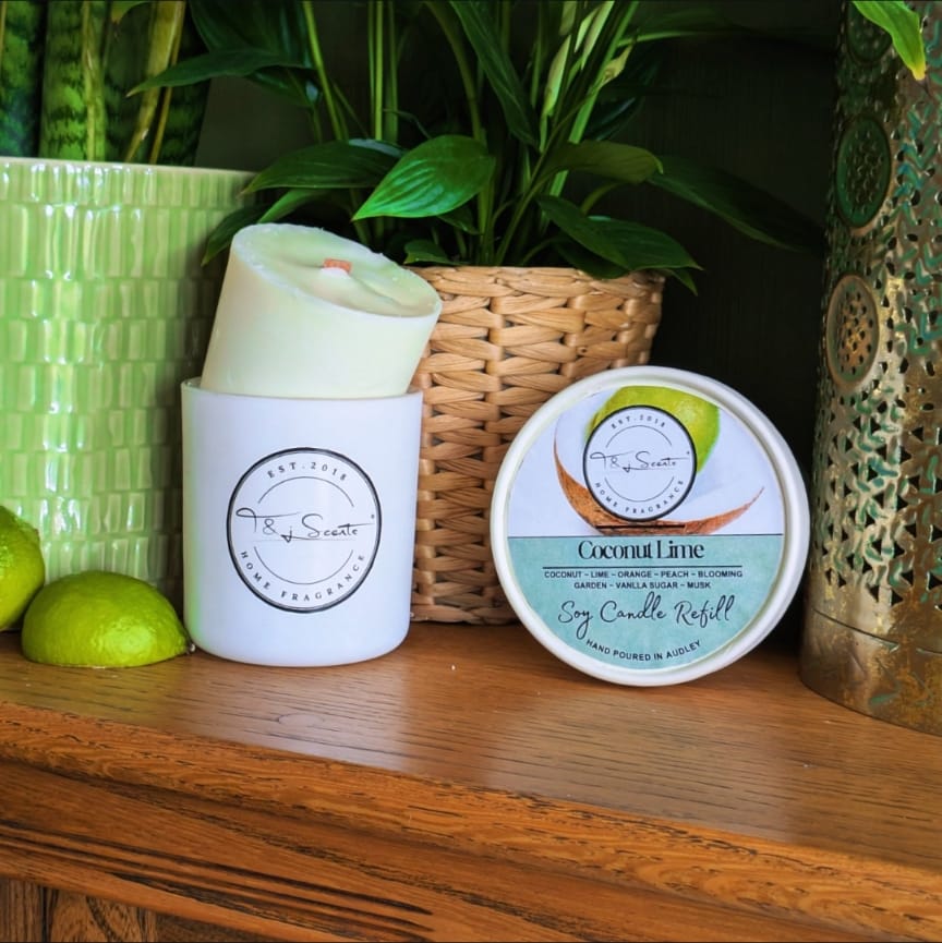 Coconut Lime - Summer Collection | Refillable Candle