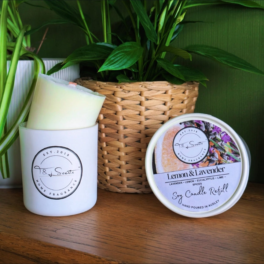 Lemon & Lavender | Refillable Candle