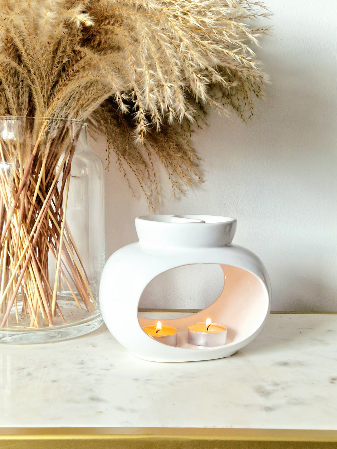 Ceramic Rome Deluxe | Wax Melt Tea-Lights Burner