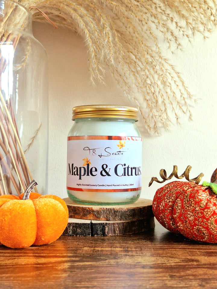 Maple & Citrus | Luxury Candle