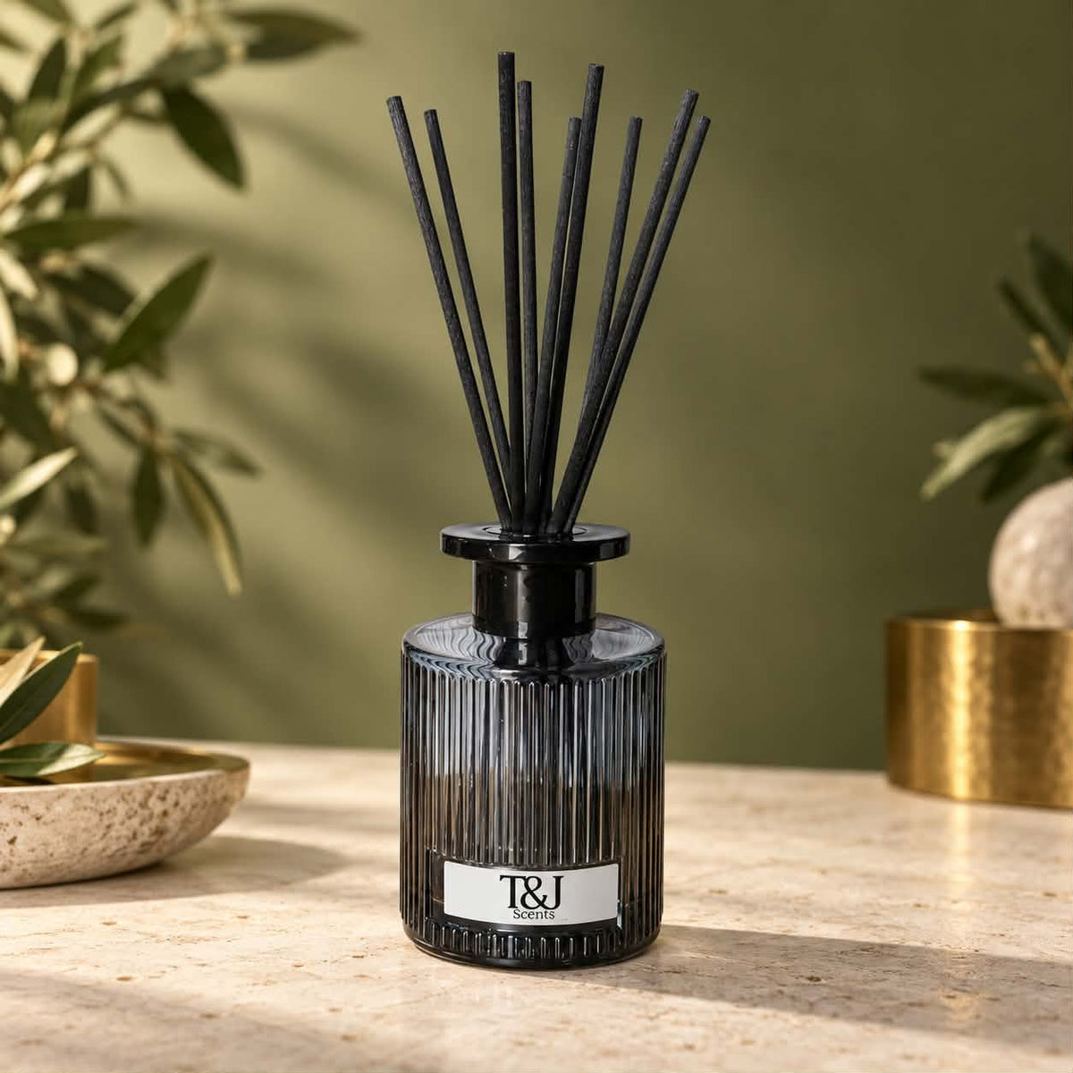 Smoke | Reed Diffuser Glass