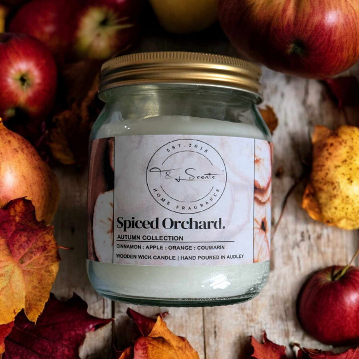 Spiced Orchard | Wooden Wick Candle | AUTUMN COLLECTION 🍂