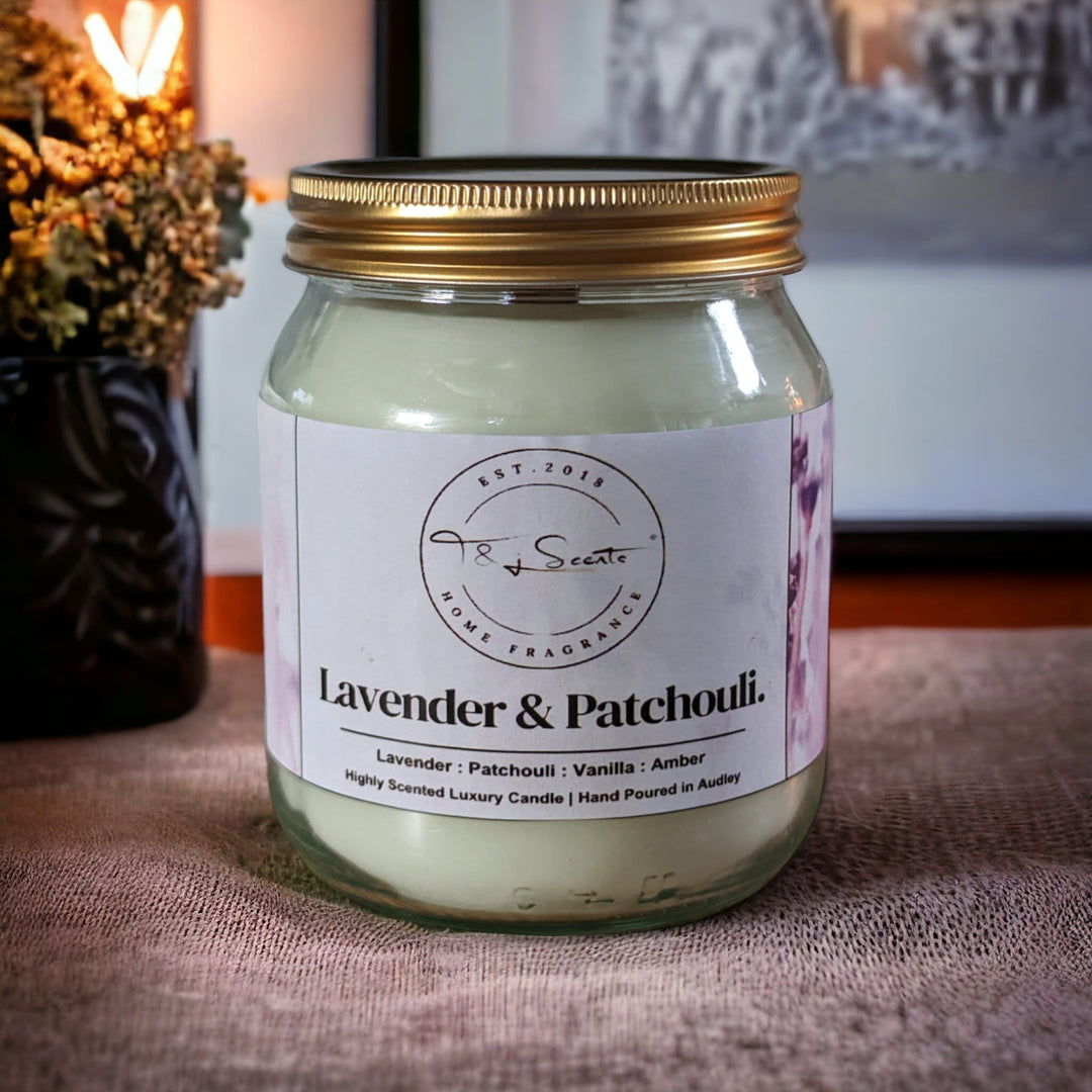 Lavender & Patchouli | Luxury Candle