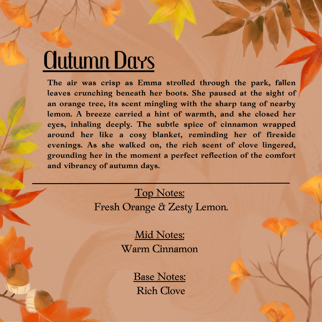 Autumn Days | Wax Melts | AUTUMN COLLECTION 🍂