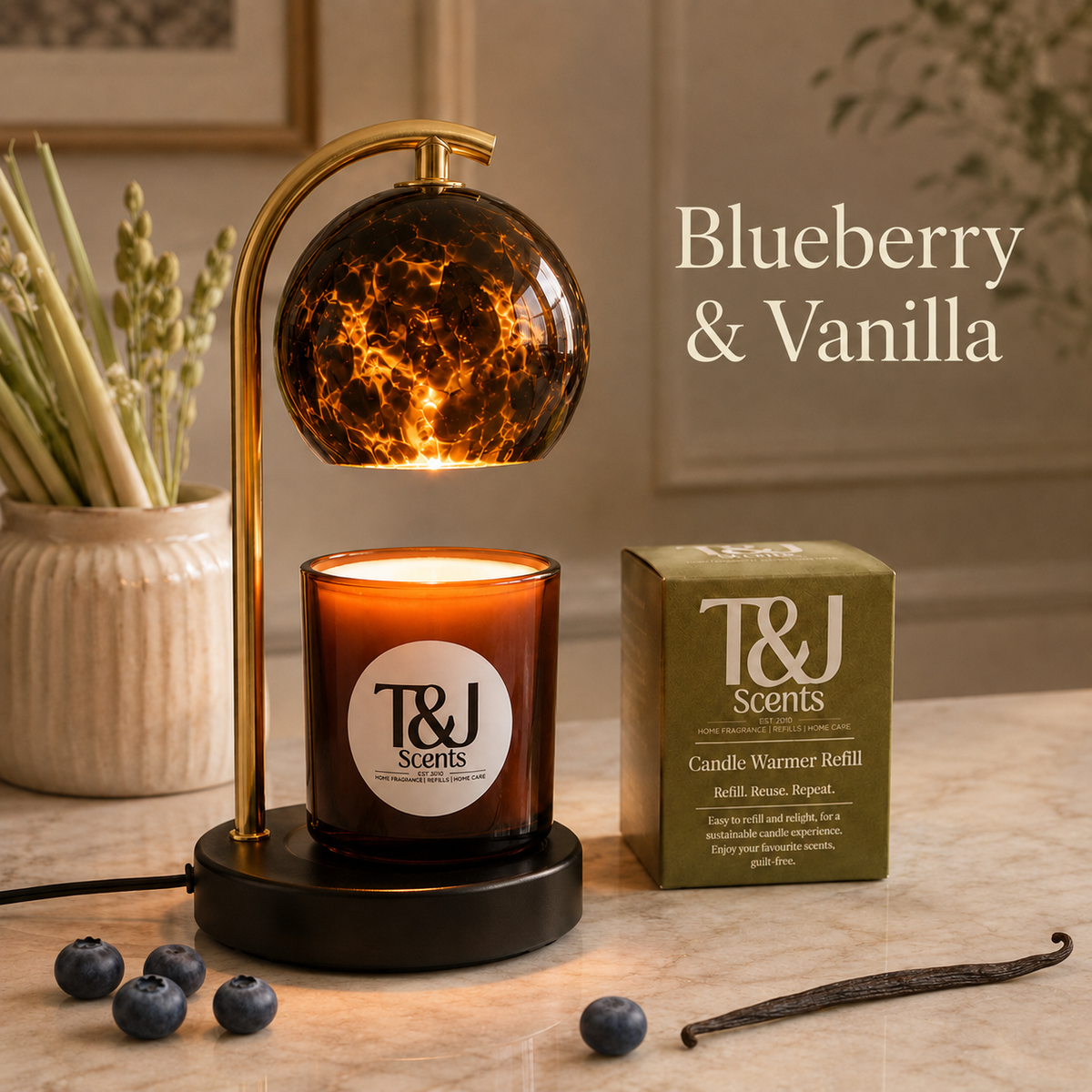 Blueberry & Vanilla - Candle Warmer Refill