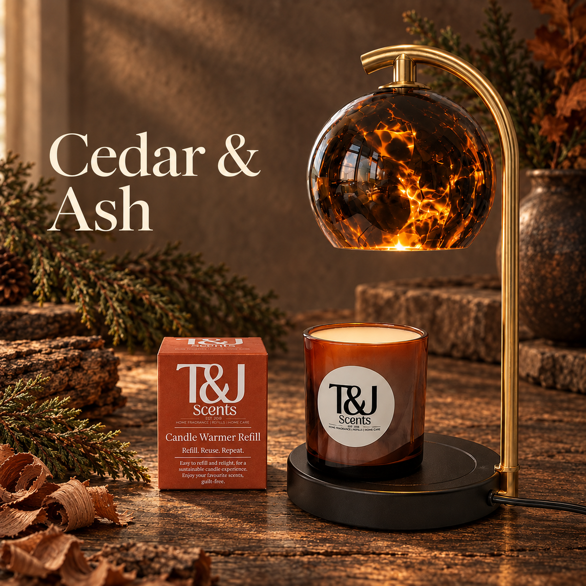 Cedar & Ash - Candle Warmer Refill