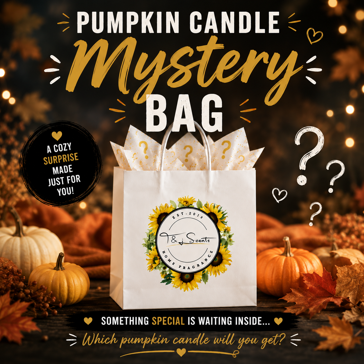 Pumpkin Candle Mystery Bag