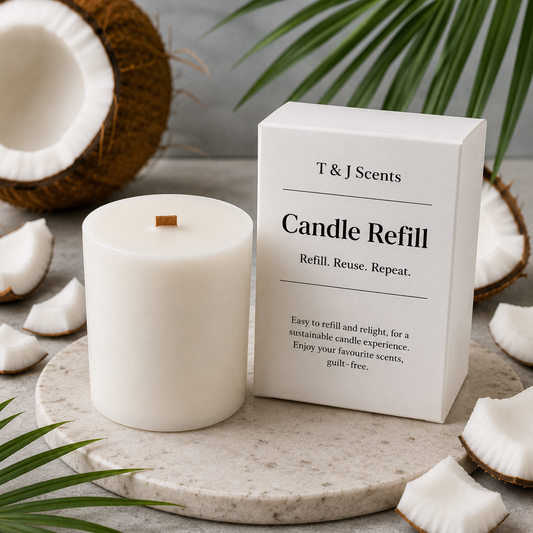 Black Coconut | Refillable Candle (NEW)