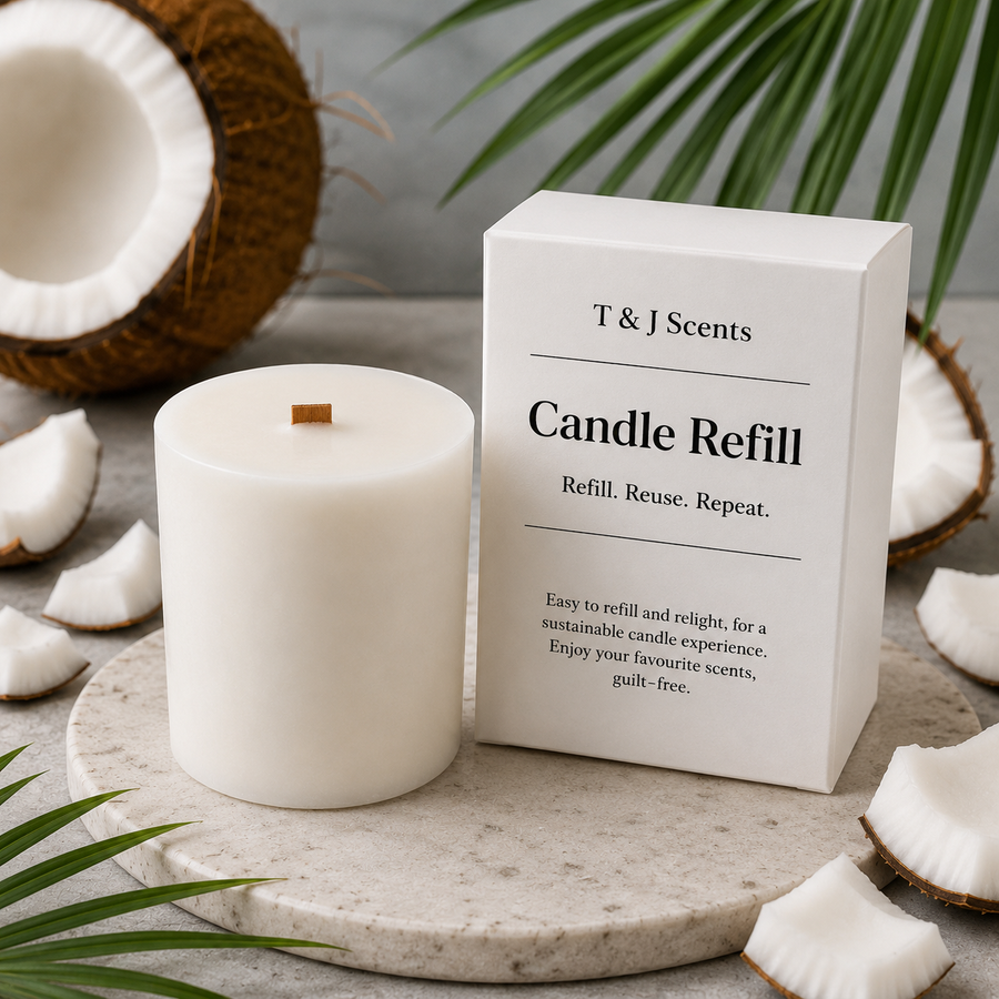 Black Coconut | Refillable Candle (NEW)