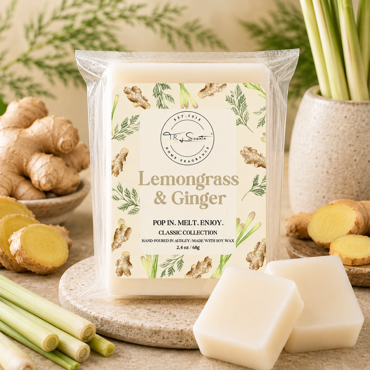 Lemongrass & Ginger | Wax Melts
