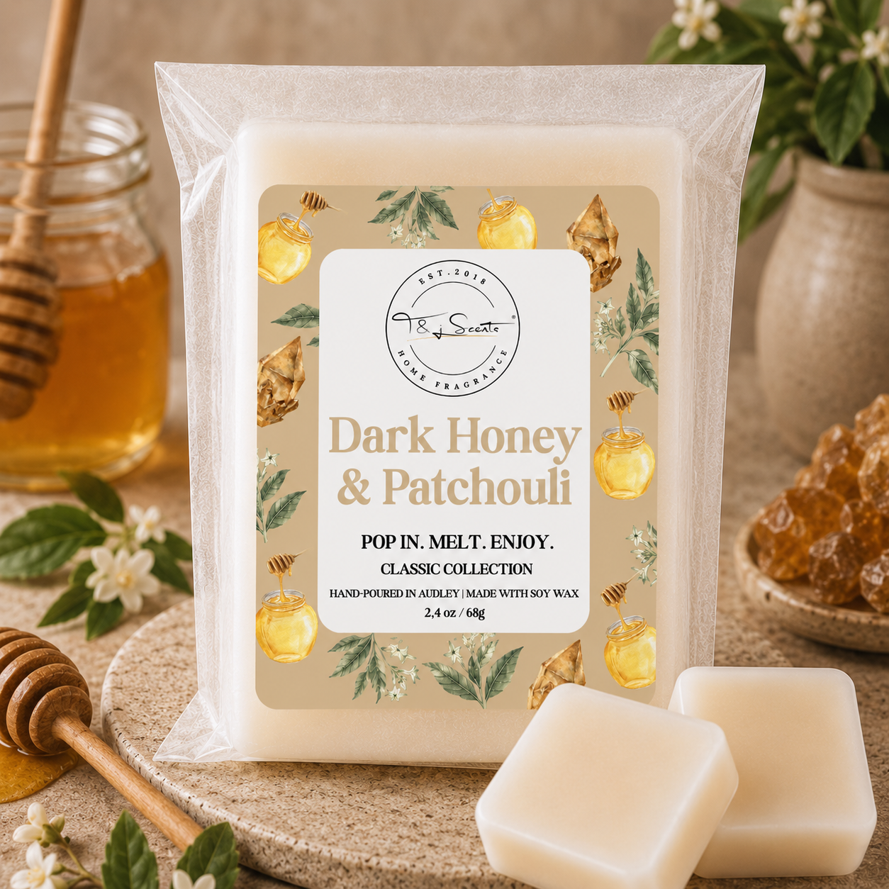 Dark Honey & Patchouli | Wax Melts