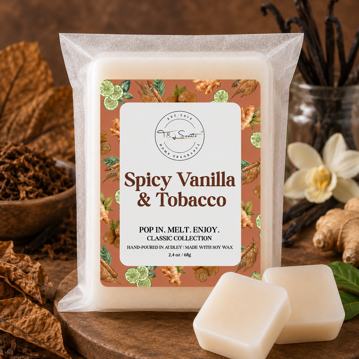 Spicy Vanilla & Tobacco | Wax Melts