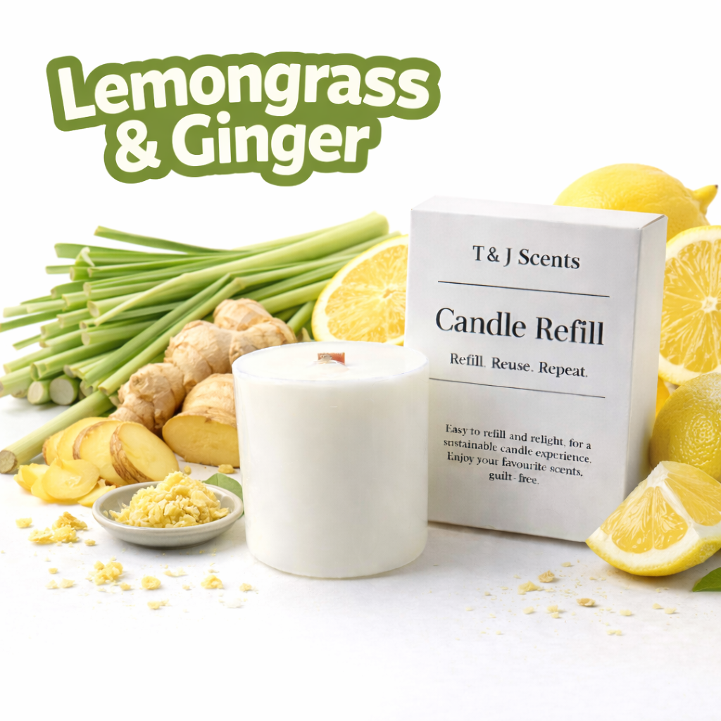 Lemongrass & Ginger | Refillable Candle