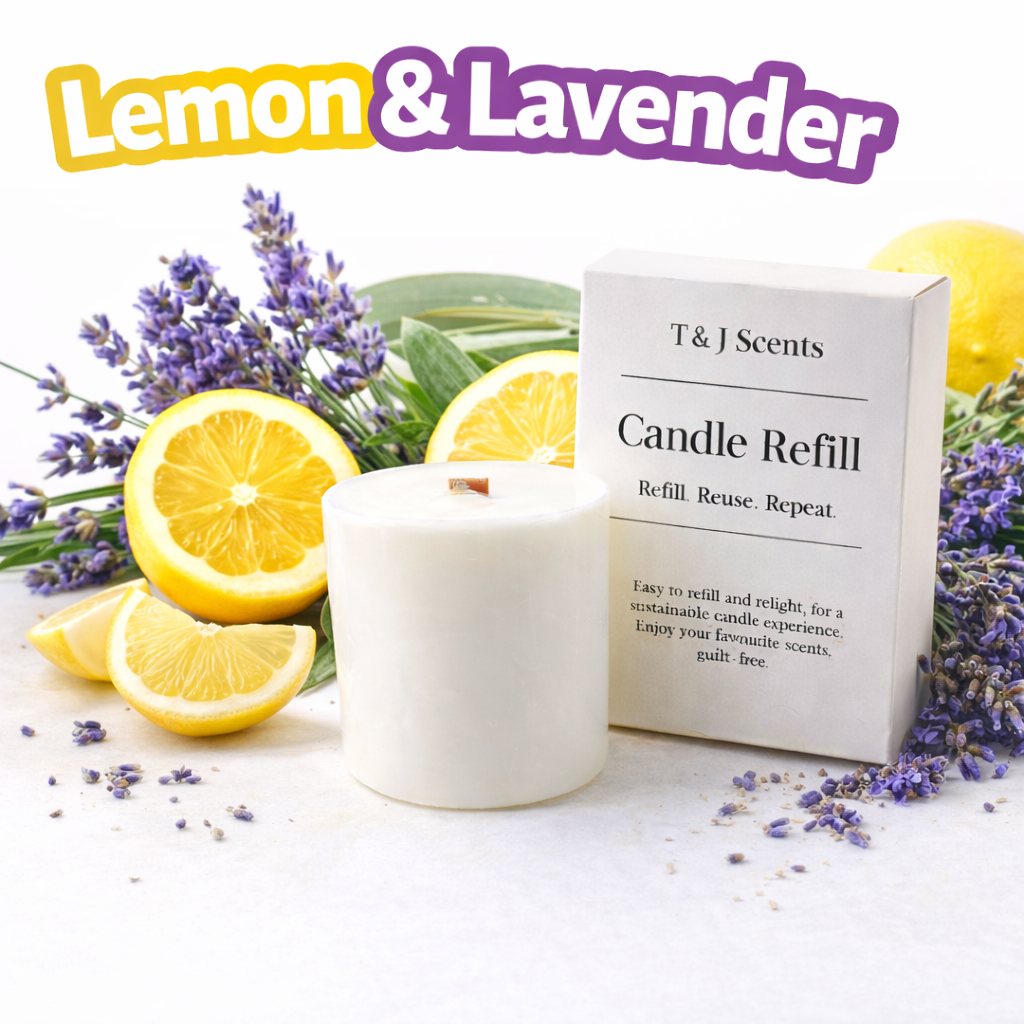 Lemon & Lavender | Refillable Candle