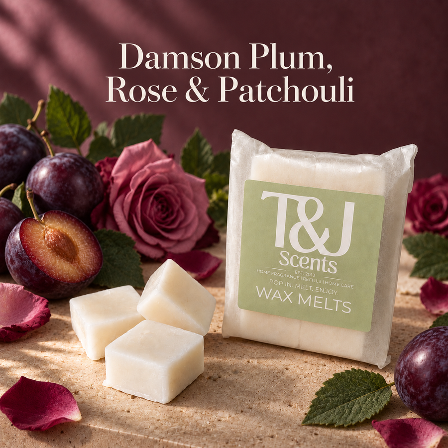 Damson Plum, Rose & Patchouli | Wax Melts