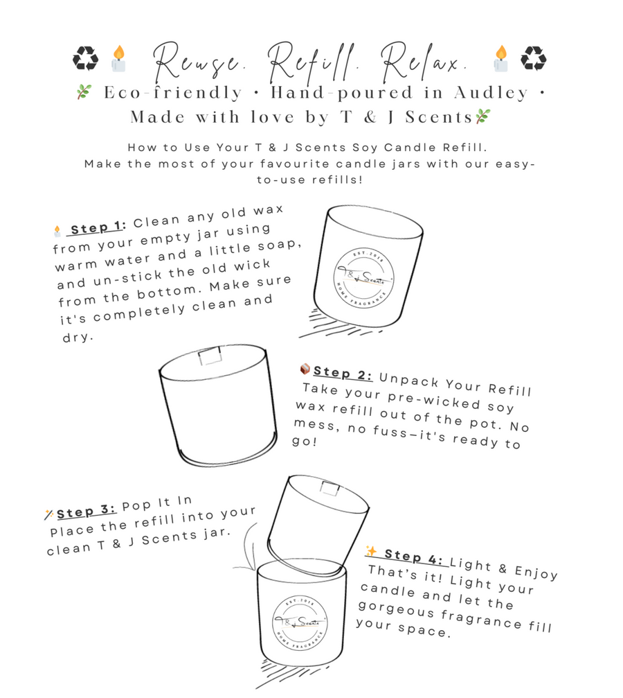 Lemongrass & Ginger | Refillable Candle