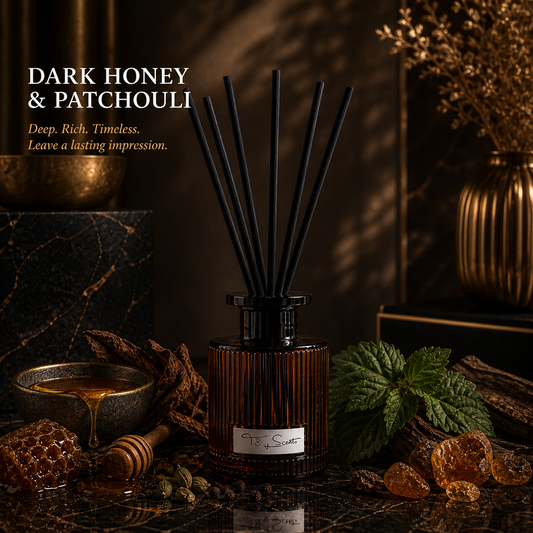 Dark Honey & Patchouli | Reed Diffuser