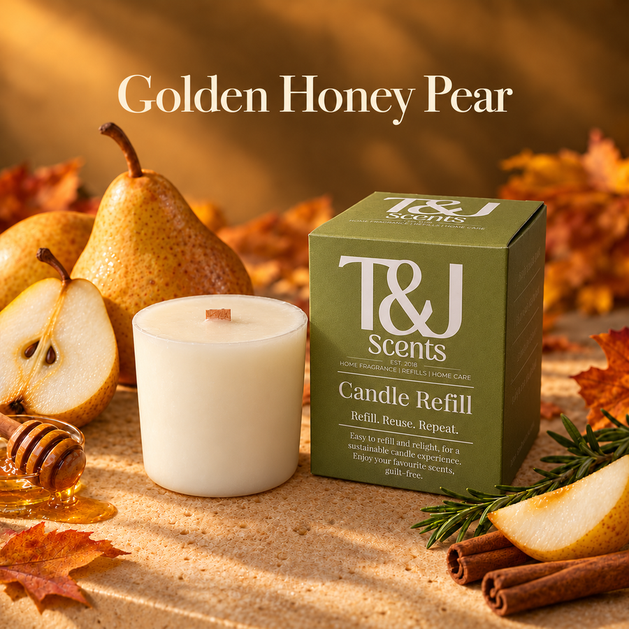 Golden Honey Pear | Refillable Candle Refill (September VIP Extra)