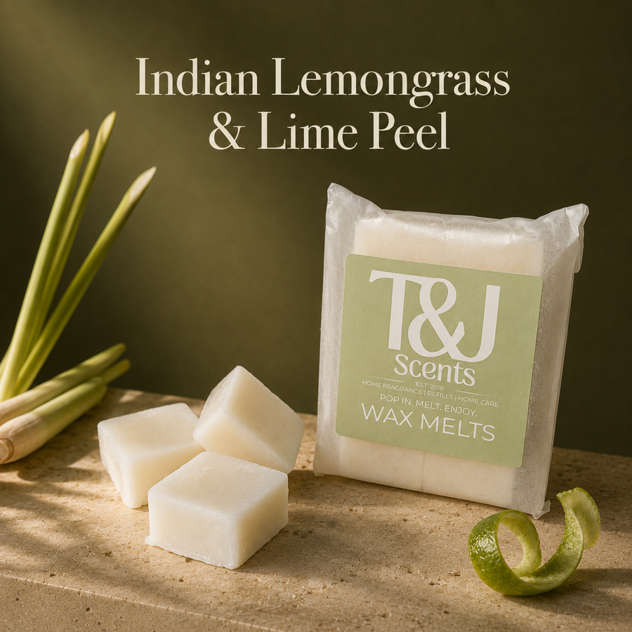 Indian Lemongrass & Lime Peel | Wax Melts - Best Selling
