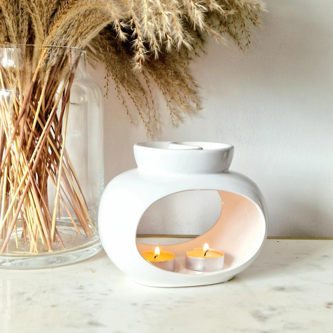 Ceramic Rome Deluxe | Wax Melt Tea-Lights Burner