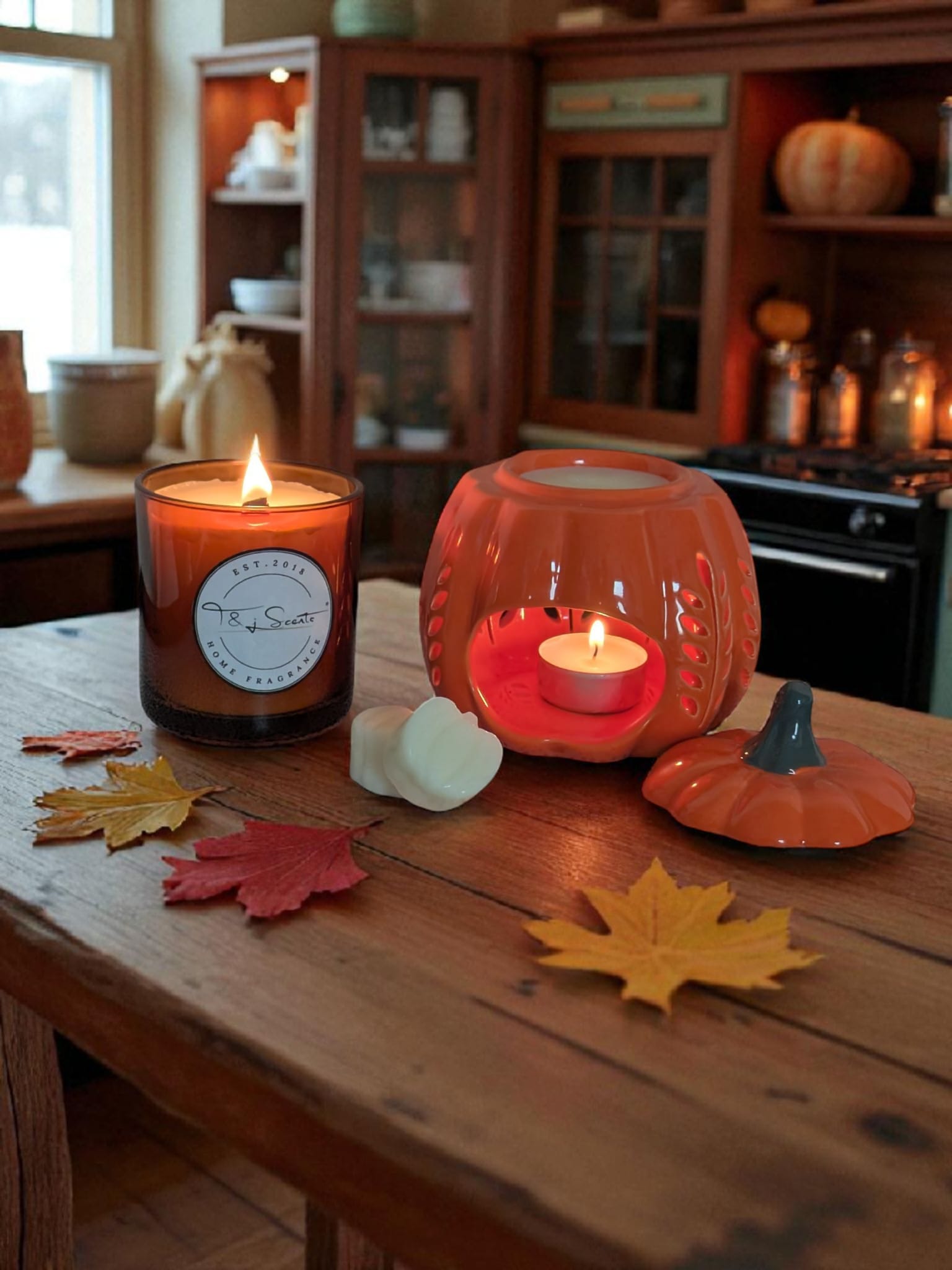 Orange Pumpkin Burner