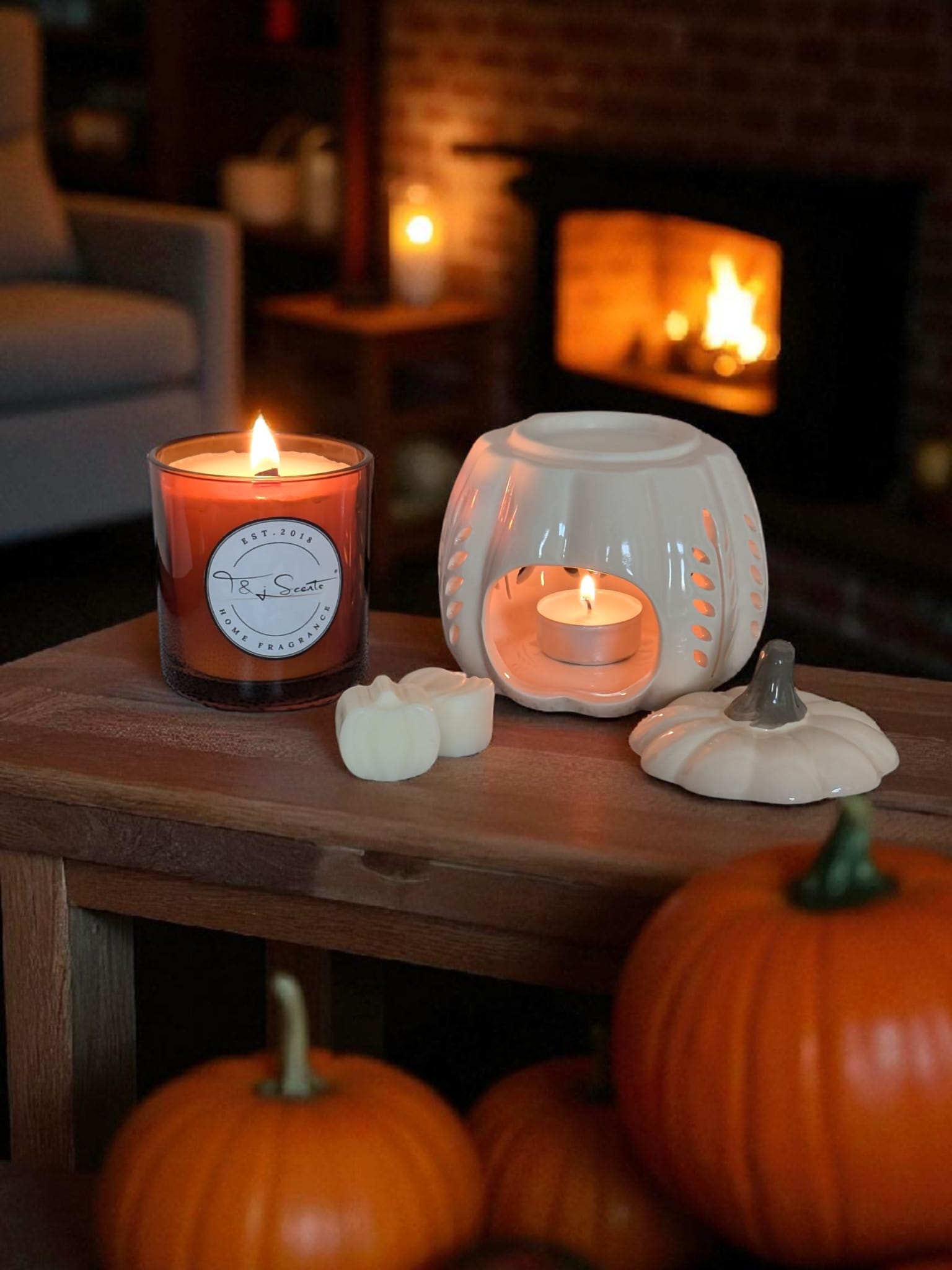 White Pumpkin Burner