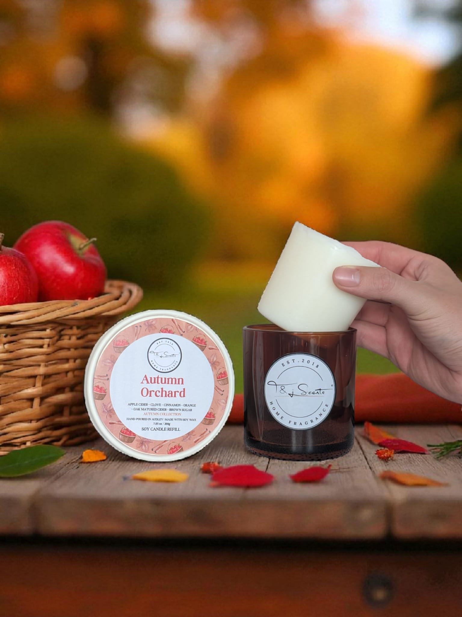 Autumn Orchard Refill Candle
