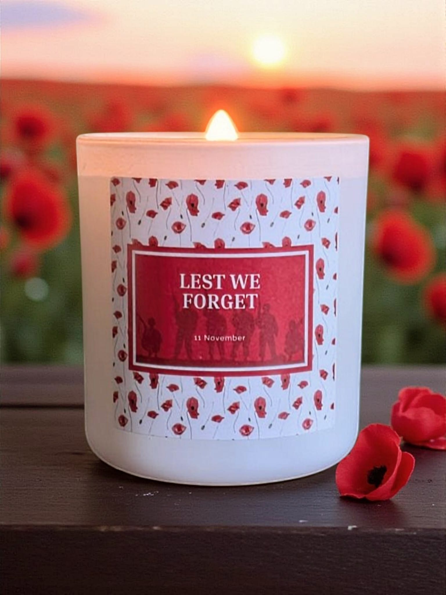 Limited Edition – Lest We Forget Candle 🌸