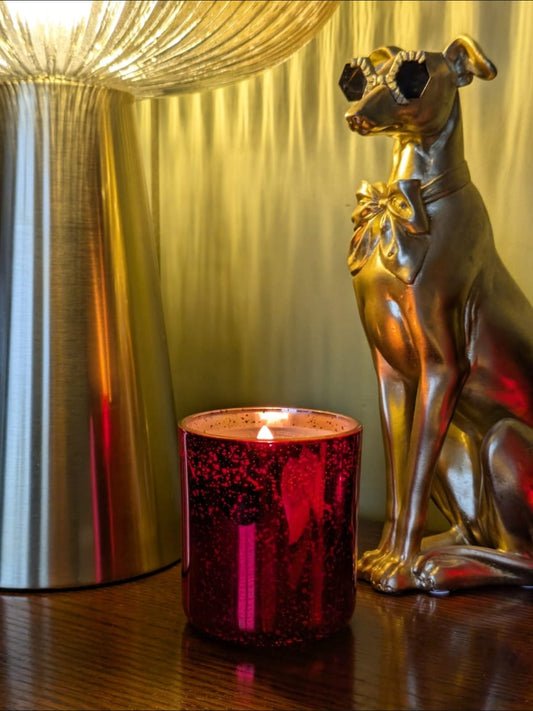 Red Sparkle Glass