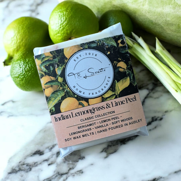 Indian Lemongrass & Lime Peel | Wax Melts