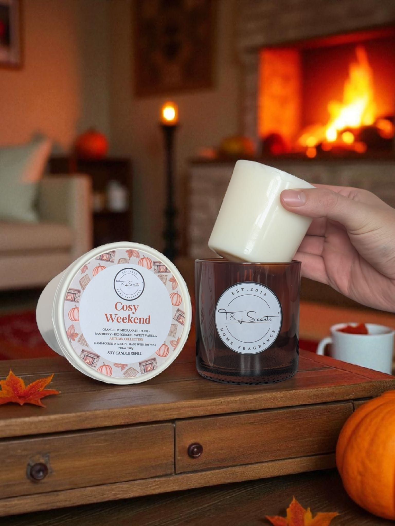 Cosy Weekend Refill Candle