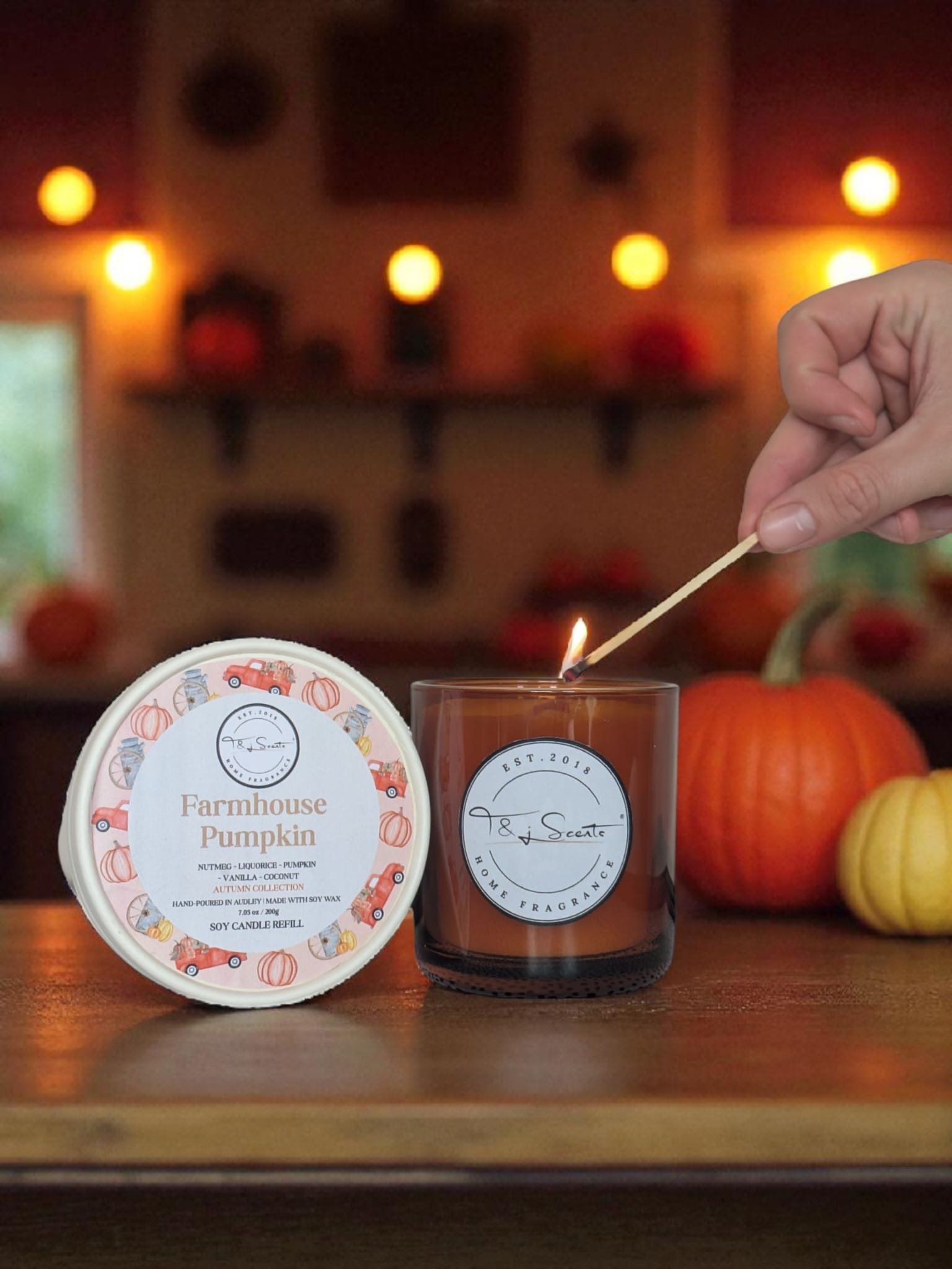 Farmhouse Pumpkin Refill Candle