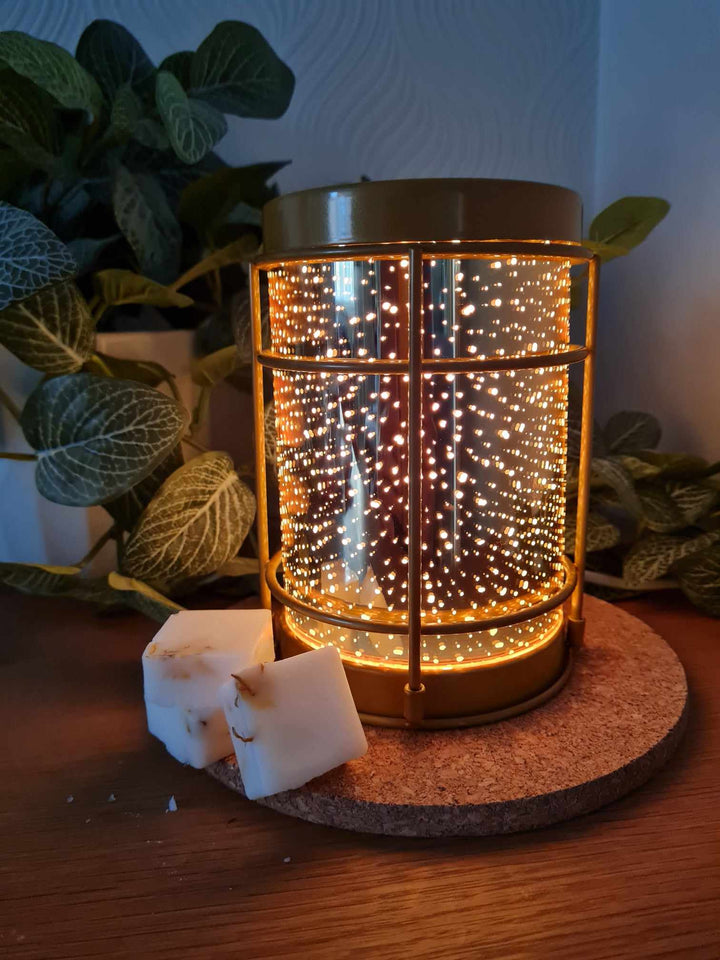 Gold Metallic With A Free Wax Melt | Wax Melt Warmer