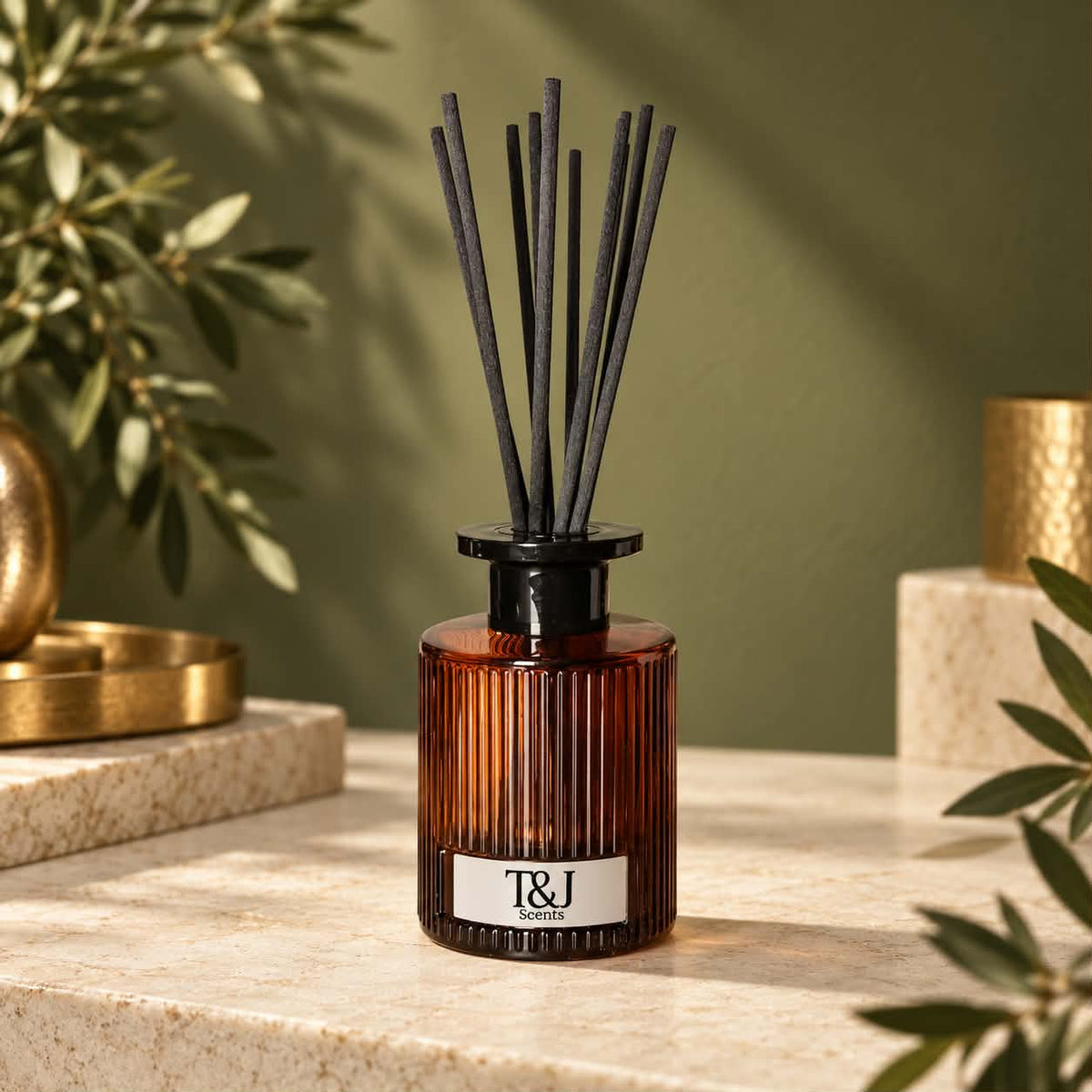 Amber | Reed Diffuser Glass