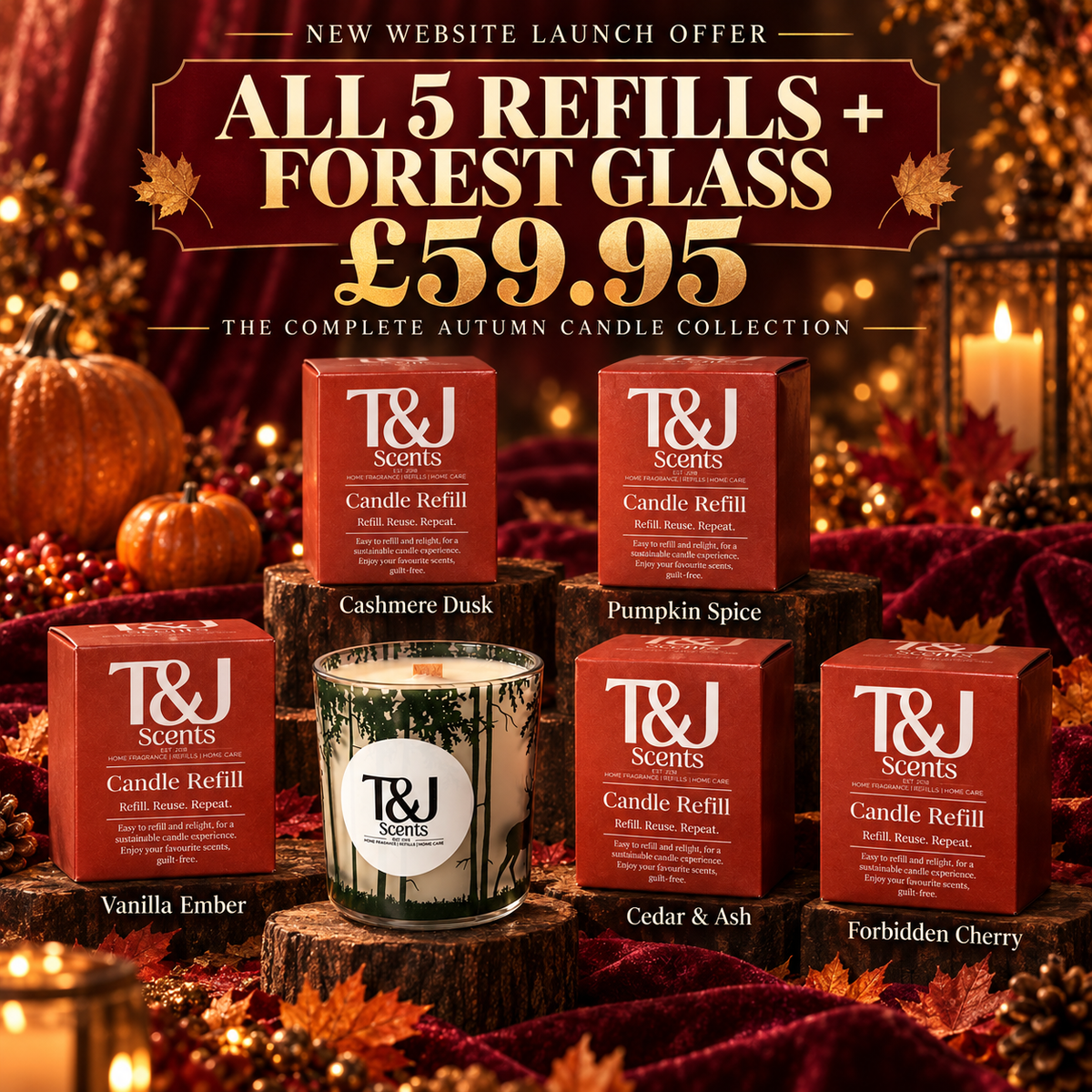 New Website Offer | Autumn Candle Bundle