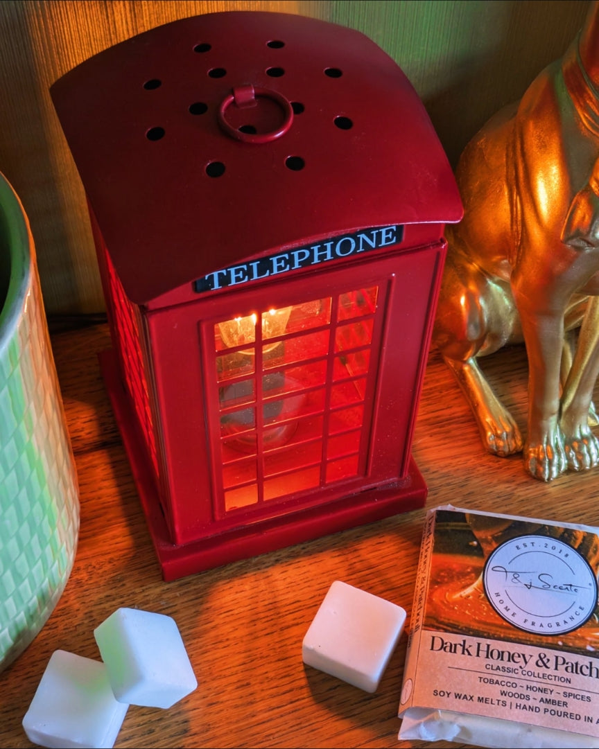 Telephone Box Burner with a free wax melt | Wax Melt Warmer