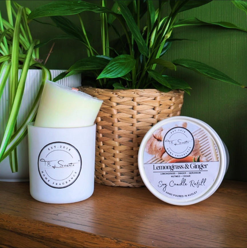 Lemongrass & Ginger | Refillable Candle